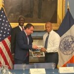 Meeting with the mayor of NYC