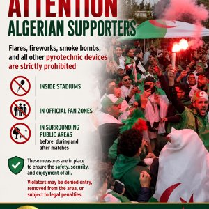 ATTENTION ALGERIAN SUPPORTERS